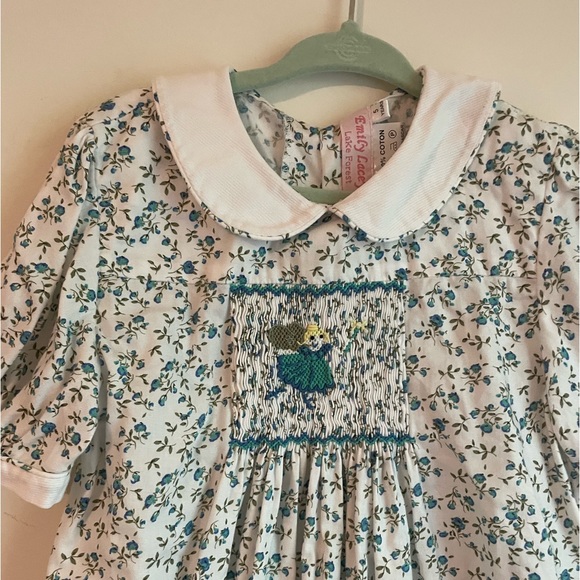 Emily Lacey Smocked Fairy Floral Dress Size 4T - Picture 1 of 5